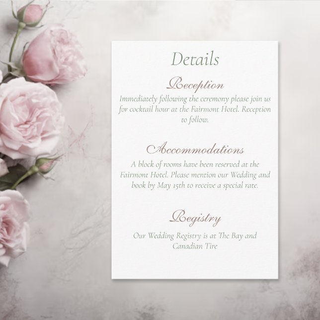 Carte D'accompagnement Regency Bridgerton Rose Roses Cameos (Créateur téléchargé)
