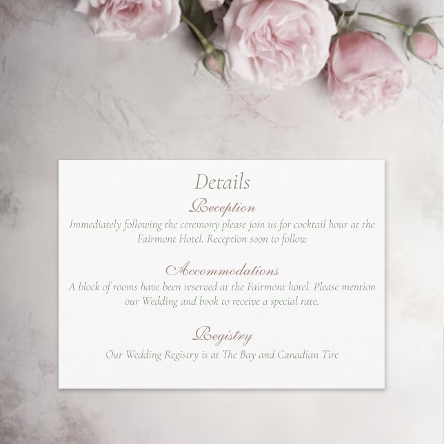 Carte D'accompagnement Regency Bridgerton Rose Roses Cameos (Créateur téléchargé)