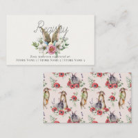 Registre de cadeaux floral rose Some Bunny Ear