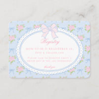 Registre de naissance floral fantaisie vintage ble
