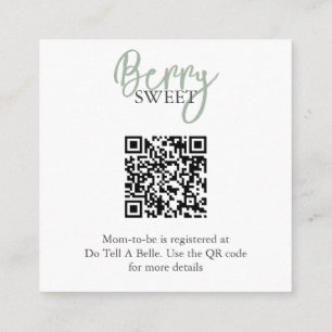 Carte D'accompagnement Registre des fraises