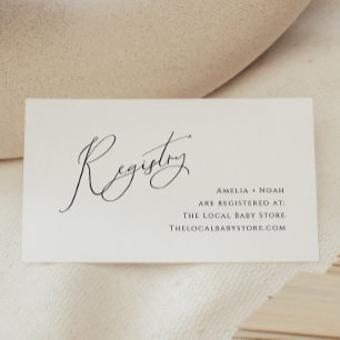 Carte D'accompagnement Registre Whimsical Genre Neutre Bébé