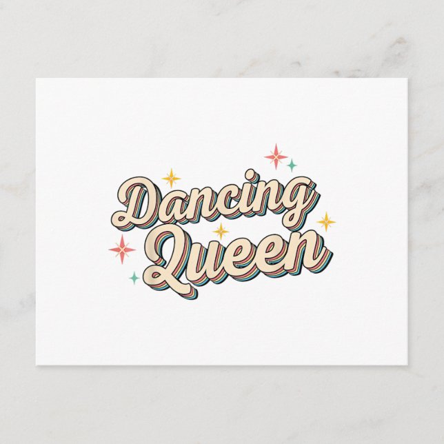 Carte D'accompagnement Reine de la danse (Devant)