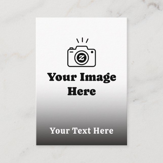 Carte D'accompagnement Rendez-le vôtre avec votre photo et texte préférés (Devant)