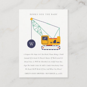 Carte D'accompagnement Réservations de véhicules de grue de construction