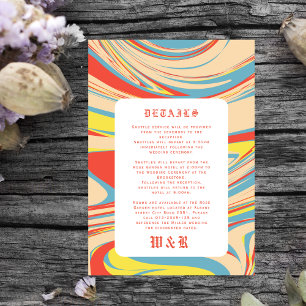 Carte D'accompagnement Retro Abstrait Art Motif vieux anglais