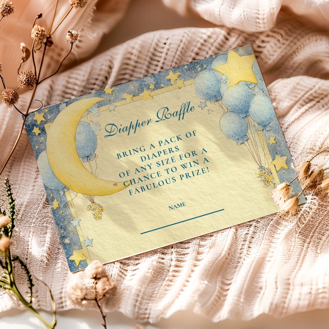 Carte D'accompagnement Rêve Night Sky Diapper Raffle (Créateur téléchargé)