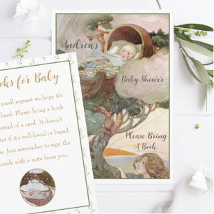 Carte D'accompagnement Rock A Bye Baby Nursery Rhyme Demande de réservati