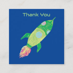 Carte D'accompagnement Rocket Green Childing Space