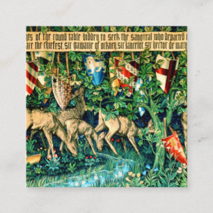 Carte D'accompagnement Roi médiéval Arthur William Morris