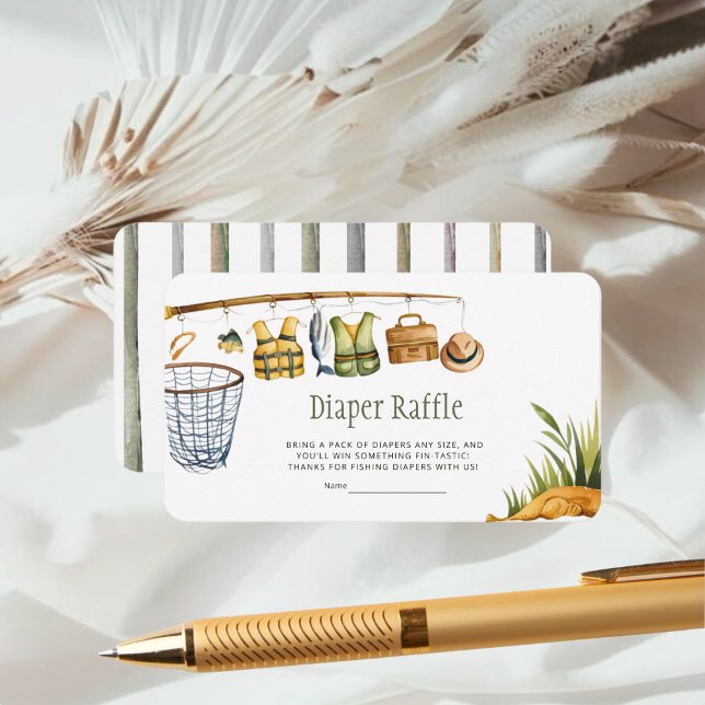 Carte D'accompagnement Rondelle Ronde Petit Pêcheur Excité Petit Pêcheur  (Créateur téléchargé)