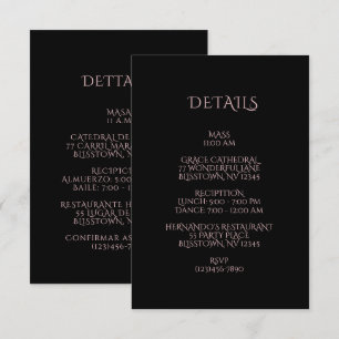 Carte D'accompagnement Rose espagnol Quinceañera