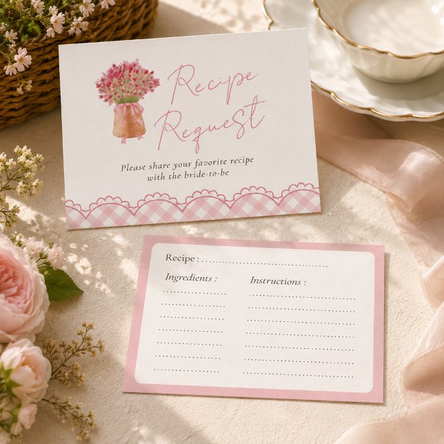 Carte D'accompagnement Rose fraîchement sortie de la demande de recette d (Créateur téléchargé)