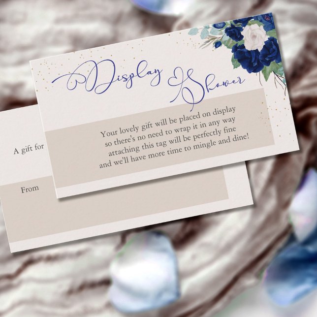 Carte D'accompagnement Rose royal douche d'affichage Pas d'envelopper Poe (Créateur téléchargé)