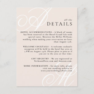 Carte D'accompagnement Rosée Noire Moderne Bordure Élégante Détails du mo