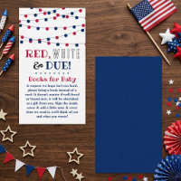 Rouge, Blanc & À venir ! Livre de Baby Shower pour