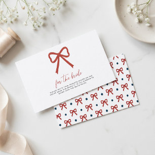 Carte D'accompagnement Rouge Blanc et je fais un thème rouge pour mariage