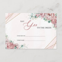 Rouge de printemps floral or Say Yes to the dress