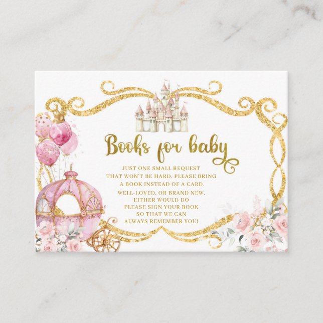 Carte D'accompagnement Royal Princess Pink Carrie Livres pour bébé (Devant)