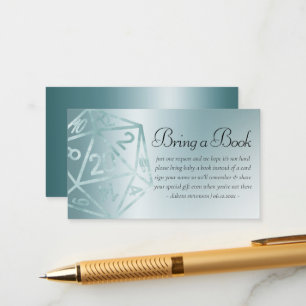 Carte D'accompagnement RPG Luxe Aqua Imaginaire Tabletop Gamer Baby Boo