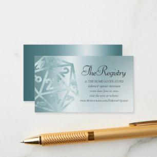 Carte D'accompagnement RPG Luxe   Registre des gamers à table d'Imaginair