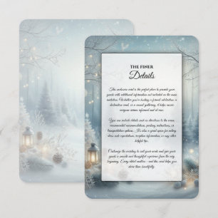 Carte D'accompagnement Rumeurs d'un mariage au solstice d'hiver