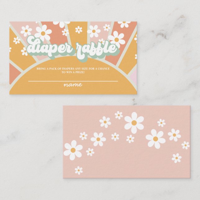 Carte D'accompagnement Rupture de Baby shower de couches super pour bébés (Devant / Derrière)