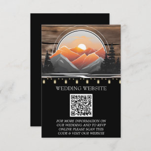 Carte D'accompagnement Russe Mountain Valley Forest Sunset Nature