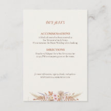 Rust Floral & Herbe de Pampas Bohème