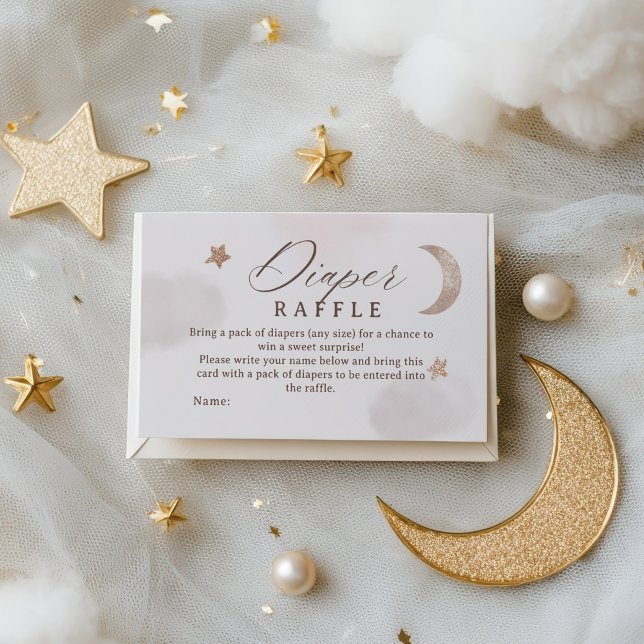 Carte D'accompagnement Rustic Blue Jean Denim Baby shower de caleçon (Rustic Blue Jean Denim Diaper Raffle Baby Shower Enclosure Card)