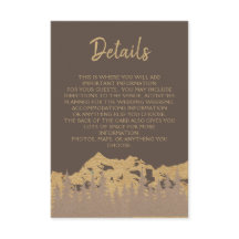 Rustic Mountain Forest Pine Trees Détails du Maria