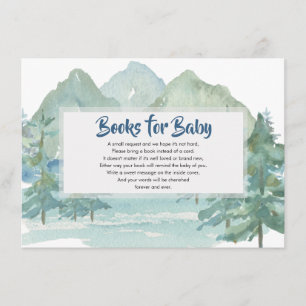 Carte D'accompagnement Rustic Mountains Adventure Books for Baby