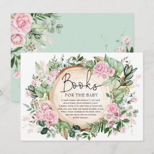 Carte D'accompagnement Rustic Rose Garden Livres de verdure pour bébé fil