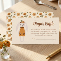 Rustic Sweet Rabbit Baby Shower Game