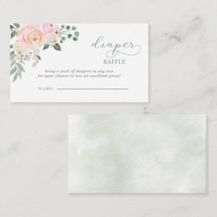 Carte D'accompagnement Sage Baby in Bloom Baby shower rose Refle de couch