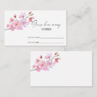 Sakura - devinez combien de bouchons jeu de mariag
