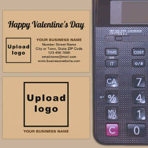 Carte D'accompagnement Salutation de Saint-Valentin pour la lumière Brown