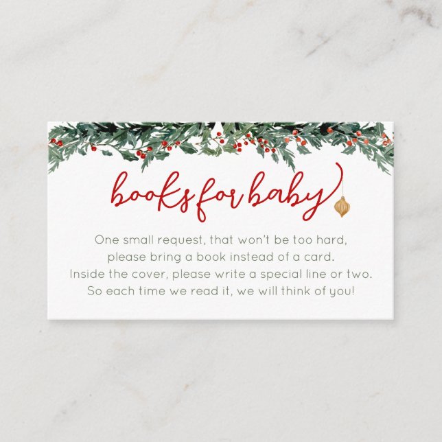 Carte D'accompagnement Santa Baby Clothesline Books for Baby Cards (Devant)