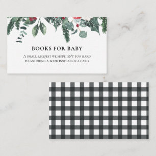 Carte D'accompagnement Santa Baby Livre de demande de shower de Noël pour
