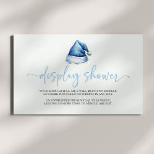 Carte D'accompagnement Santa Hat Baby shower de Noël Affichage douche