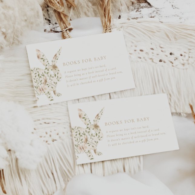 Carte D'accompagnement Sapin Printemps de Pâques Livres floraux pour bébé (Créateur téléchargé)