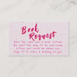 Carte D'accompagnement Saupoudrer bébé hiver   Demande de carnet d'enneig