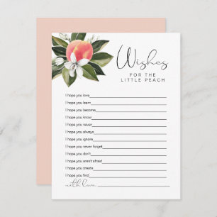 Carte D'accompagnement SAVANNAH Little Peach Wings for Baby shower Game