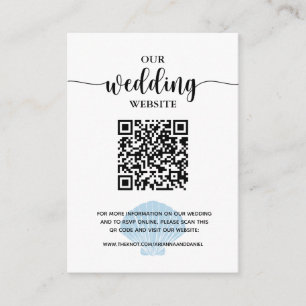 Carte D'accompagnement Seaside Beach Blue Seashell Site du Registre