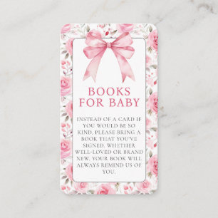 Carte D'accompagnement Shabby Chic Coquette Pink Love Shack Baby shower