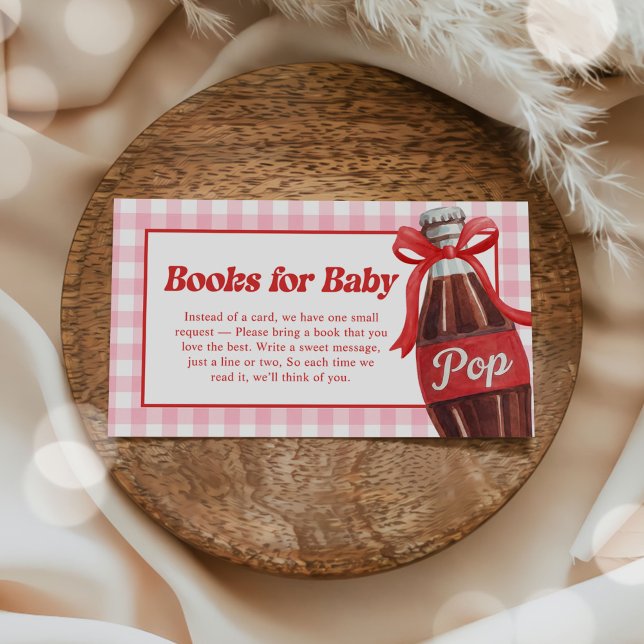 Carte D'accompagnement She's Ready to Pop Baby Shower Books for Baby (Créateur téléchargé)