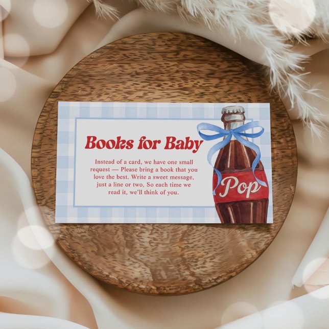 Carte D'accompagnement She's Ready to Pop Baby Shower Books for Baby (Créateur téléchargé)