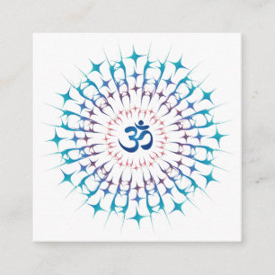 Carte D'accompagnement Shri Yantra ou Sri Chakra - énergie rougeoyante