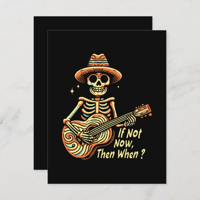 Carte D'accompagnement Si Pas Maintenant, Alors Quand (Devant / Derrière)