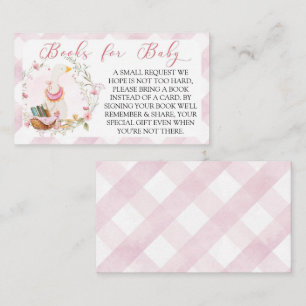 Carte D'accompagnement Silly Goose Baby Girl - Livres pour Baby Insert Ca